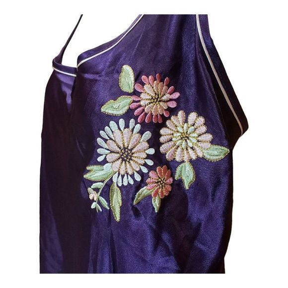 Morgan Taylor Intimates Purple Short Sleeveless Nightgown/Dress XXL - Picture 5 of 8